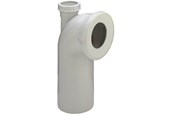 Toiletter, sæder, bideter og reservedele - Viega Klosetbøjning 90° med 50 mm studs kunststof/hvid - 109462