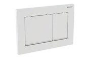 Installationssystemer - Geberit Omega30 betjeningsplade, hvid/krom/hvid - 115.080.KJ.1