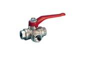 Fittings - Pettinaroli kuglehane 3-vejs 240N/T 1" - 240NT-008