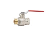 Fittings - Pettinaroli kuglehane m/St greb rød 51CE muffe/nippel 1/2" - 51CE/1-004