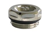 Radiatorer og ventiler - Pettinaroli Luftskrue med o-ring kant  1/2", krom - DE-016