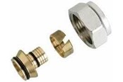 Gulvvarme - Danfoss klemringsfitting 3/4x20 pex - 013G4160