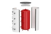 Kedler og skorstene - Flamco isoleringskappe 80 mm til ps 750l hvid - 18687