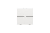 Intelligente bygningsinstallationer	 - Niko-Servodan 4-tryk, white, nhc - 101-51004
