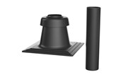 Kedler og skorstene - Bosch skorstenstop dn80 sort - 7738112719