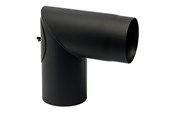 Kedler og skorstene - Metalbestos Knærør 90° 5" med renseklap - 318418130