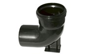 Kloakprodukter - Purus Fodbøjning 110x225x145 mm 87° sort - 192855-110