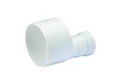 Afløb - Wavin Wafix pp reduktion lang 75 x 50 mm hvid - 1440720