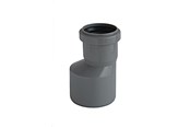 Afløb - ALIAXIS Ht-pp (amax pro) ø50 mm x 40 mm grå excentrisk reduktionsrør - ZWW-050-040-000-GD