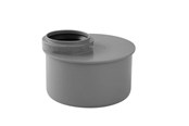 Afløb - ALIAXIS Ht-pp (amax pro) ø110 mm x 50 mm grå reduktion kort - ZWW-110-050-0KR-GD