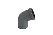 Afløb - ALIAXIS Ht-pp (amax pro) ø32 mm x 67,5° grå bøjning - KLW-032-018-067-GD