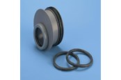 Afløb - Wavin 75/50 mm pp reduktion for spids grå - 2450784