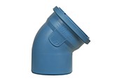 Afløb - ALIAXIS Dblue ø50 mm x 15° bøjning - VKL-050-000-15D