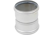 Afløb - Blücher dobbeltmuffe 110 mm rustfri/syrefast - 841.110.110 S
