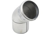 Afløb - Blücher bøjning 45° 75 mm rustfri/syrefast - 820.045.075 S