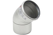 Afløb - Blücher bøjning 45° 110 mm rustfri - 820.045.110