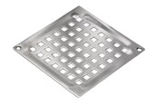 Afløb - Blücher rist 140X140 mm med skruehul - 610.155.421