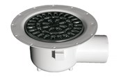 Afløb - Purus Afløbsskål purus oden 75 mm med vandlås og rustfri rist - 153476-043