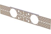 Pex-systemer - Uponor smart aqua plus monteringsbeslag m7 c/c 150 mm til koblingsdåse - 1085749