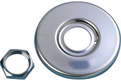 Brus og monteringstilbehør	 - Uponor Vægroset 1/2" x 21 x 70 x 5 mm, krom - 1033991