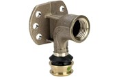 Alu-pex systemer - Viega Raxofix dækvinkel 16 mm x 1/2" rødgods - 645915
