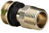 Alu-pex systemer - Viega Raxofix overgang 25 x 3/4" muffe/nippel rødgods - 646325