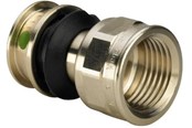 Alu-pex systemer - Viega Raxofix overgang 16 x 1/2" muffe/muffe rødgods - 646158