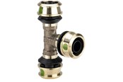 Alu-pex systemer - Viega Raxofix T-stykke 25 x 16 x 25 mm rødgods - 647360