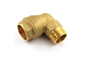 Vandforsyningsprodukter - Isiflo vinkel nippel 90° 40 mm x 1 - 6211245
