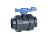 Plastrør og fittings - +GF+ Kuglehane pvc/EPDM PN16 muffe/muffe 20 mm - VSA22I200