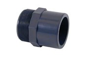 Plastrør og fittings - Gavatec Pvc gevindnippel 75 mm x 2 - 61294074