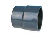 Plastrør og fittings - +GF+ Overgang pvc 63 mm X 2" muffe/muffe - 721910211