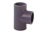 Plastrør og fittings - +GF+ Tee pvc 90° 40 mm PN16 - 721200109