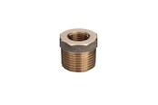 Gevindfittings - Viega Nippelmuffe 1 1/2" x 1 1/4" rødgods - 267704