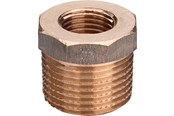 Gevindfittings - Viega Nippelmuffe 1 1/4" x 3/4" rødgods - 267568