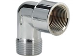 Gevindfittings - Viega Vinkel 90° 3/4" muffe/nippel messing forkromet - 107758