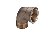 Gevindfittings - Viega Bøjning 90° muffe/nippel 1/2" rødgods - 264024