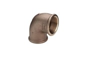 Gevindfittings - Viega Bøjning 90° muffe/muffe 3/4" rødgods - 269258