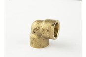 Gevindfittings - Isiflo Vinkel messing 90° muffe/muffe 114 - 5010023