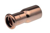 Pressrør og fittings - Vsh Fabrieken Reduktion vsh nippel/muffe 22x18 mm cu - 4802292