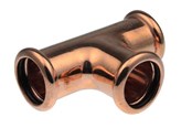 Pressrør og fittings - Vsh Fabrieken Tee vsh muffe/muffe/muffe 18 mm cu - 4801610
