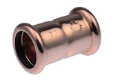 Pressrør og fittings - Vsh Fabrieken Dobbeltmuffe vsh 28 mm cu - 38030