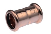 Pressrør og fittings - Vsh Fabrieken Dobbeltmuffe vsh 15 mm cu - 38010