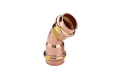 Pressrør og fittings - Viega Profipress G bøjning 45° 18 Kobber/blank, 345617 - 345617