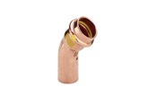 Pressrør og fittings - Viega Profipress G bøjning 45° 18 Kobber/blank, 345686 - 345686