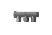 Pex-systemer - Pettinaroli fordelerrør messing tea 3 x 15 mm afgrening, bi-203pt-15/10 - BI-203PT-15/10