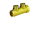 Pex-systemer - Pettinaroli Fordelerrør pettinaroli 3/4 2x1/2 - BI-202