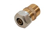Pex-systemer - Roth Overgang 18 mm x 3/4" nippel rødgods - 17046211.232