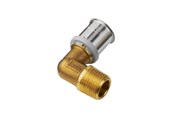 Alu-pex systemer - Roth Vinkel 90° 26 mm x 3/4" nippel - 17045651.310