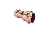 Pressrør og fittings - Viega Profipress reduktionsmuffe 22 x 15 mm kobber - 325794
